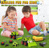 Take Apart Farm Trucks Toys for Kids Boys, DIY STEM Building Construction Toys with Electric Drill & Color Box, Gift