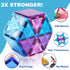 Magnetic Tiles Kids Toys, 47pcs Building Blocks for 3-8 Year Old Boys and Girls, Educational Fun