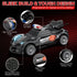 Remote Control Police Car Toy with Smoke Effect & LED Lights, Fast Rechargeable RC Car for Kids, Anti-Slip Rubber