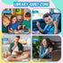 12 Sensory Toys Fidget Rings for Kids - Pcs Finger Spinner Rings for Anxiety Relief Autism ADHD, Quiet Fidgets