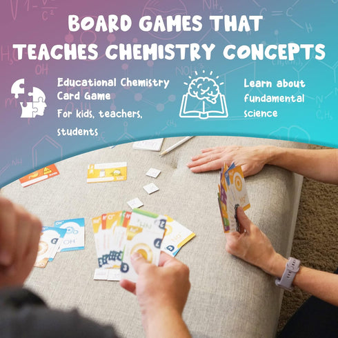 (2nd Genius Games Ion: A Compound Building Game Edition) - A Chemistry Card Drafting Game About Cations, Anion, Noble