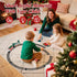 SHXYKZ Set, Set, 2 Hanging Christmas Train Under The Christmas Tree Train Toy Train for Christmas Tree with Real