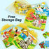Vileafy 12 Pack Small Animals Puzzles for Kids Ages 3-5, Wooden Toddlers Puzzles