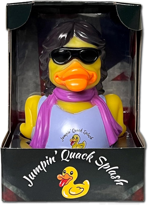 Jumpin' Quack Splash - Floating Rubber Ducks, Collectible Bath Toy Gift for Kids & Adults