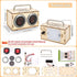 8-12, 8 9 11 13 DIY Bluetooth Speaker Kit with Metal Handle STEM Projects for Kids Ages Build Your Own Gray Portable
