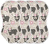 decor gift 4 Pack 22x11in Cotton Burp Cloths Baby Easy Care Naughty Wooden Bison Gray washcloths for Gender Neutral