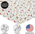 Sweet Jojo Designs Fitted Baby Crib Sheets (Woodland Mushroom) for Boys or Girls, Infant Nursery, Toddler Room