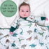 6-Layer 100% LollyBanks Muslin Baby Quilt, Cotton Baby Blanket for Boys, Soft and Breathable Toddler Quilt, Lightweight