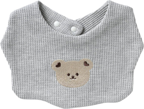 Set 5 Baby Bibs Cotton of Adjustable Scalloped Drool Bibs for Boys & Girls, Soft & Washable, Newborn to Toddler Feeding
