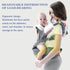 3-36 6-in-1 Baby Carrier, Bellababy Multifunction Baby Carrier Hip Seat (Ergonomic M Position) for Month Baby, Ways