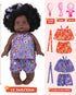 3 4 5 6 Old,12 inch 2-Sets GAGAKU Black Baby Doll for Years Black Baby Dolls for Girls with Curly Hair, Doll
