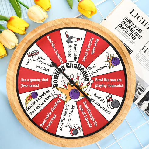 Bowling Challenge Game Spinner for Mini Party Favors and Birthday Supplies for Boys and Girls