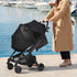 2-in-1 2-Way Beberoad Love Universal Stroller Sun Shade & Mosquito Net Baby Stroller Cover with UV Protection & Zipper