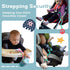 Brilli Baby Cup Catcher Patented Safety Tether Strap, Attach Sippy Cups, Bottles, Pacifiers & More to Stroller, High