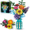 ZONECYTD Flowers Bouquet Toys Building Blocks Set with Vase, Roses, Sunflower, Hyacinth, Hydrangea,