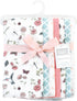Hudson Baby Unisex Baby Cotton Flannel Burp Cloths, Hummingbird Garden 7 Pack, One Size by Hudson Baby