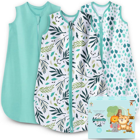 Cute Castle Baby Sleep Sack 18-24 Months - Lightweight 100% Cotton 2-Way Zipper TOG