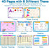 Preschool Learning Activities Workbook, Handwriting Practice Book for Kids, Birthday Gifts for Ages 3-5