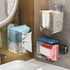 PTILSERY Wall Mounted Wet Wipe Dispenser with Suction Cup Easy to Installation Versatile Use Storage Case in Kitchen