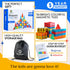 Magnetic Tiles 56 PCS - Building Set for Kids 3-8 Years Old, STEM Magnetic Blocks Toy