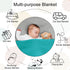 PHF 100% Cotton Baby Waffle Blankets, Lightweight Washed Soft Breathable, 30"x40" for Boys and Girls, Teal