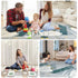 FINIKIS 79''x59''x0.4" Baby Play Mat, XPE Foldable Foam Play Mat for Floor, Soft Waterproof Playmats for Babies