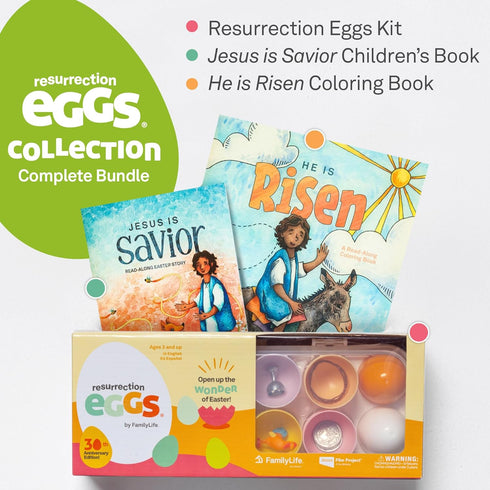 Set FAMILYLIFE Complete Resurrection Eggs Bundle Interactive Easter Story Hands-On Toddler Easter Activities
