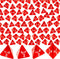 72 Pcs Red D4 Dice Bulk Cone Transparent 4 Sided Mini Dice Set for Role Playing Games