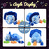 Hopearl LED Musical Stuffed Dinosaur Playset - Mommy Triceratops with 3 Babies, Adjustable Volume Lullaby, Gifts for