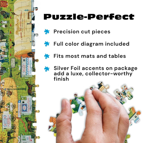 1000 Buffalo Games Silver Select Charles Wysocki Sunny Side Up - Piece Jigsaw Puzzle for Adults Precision-Cut Pieces