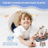 HOWBOUTDIS Playset 10 inch 2 inch 3yrs+ Pirate - Pirate Ship with Pirate Figurines - Hours of Imaginative Play- Makes a