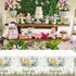 Gupesxu Decorations-3pcs Baby Brewing Shower A Baby is Brewing Tablecloth, Beer Feeding Bottle Baby Shower Table Covers