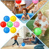 Jerify Knobby Balls 7 Inch Spiky Bounce Ball Toy, Large Bouncy Balls Bulk, Soft Massage Stress Plastic Balls for Party
