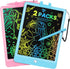 Drawing Tablet, 2 Pack LCD Writing Tablet for Kids, Colorful Erasable Electronic Doodle Board, Educational Toy for 3+
