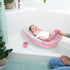 4-in-1 2 0M+ Ingenuity Room to Soak Baby Bath Tub in Pink, Newborn to Toddler, Adjustable Full Coverage Sling