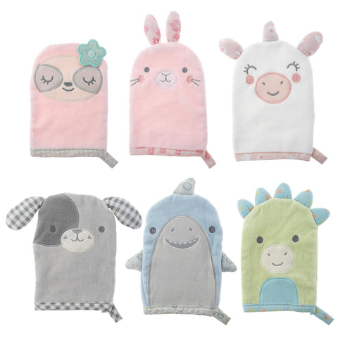 Puppy Bath Mitts by Stephen Joseph - Fun Bath Time Accessory