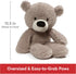 1 13.5 GUND Fuzzy Teddy Bear, Premium Stuffed Animal for Ages and Up, Gray