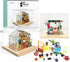 Hands Craft Miniatures Dollhouse Display Case | Acrylic Dust Cover & Wooden Base | Protective, Dust-Free Display |