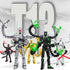 Aesinos T13 3D T13 13 d13 5.5inch) Assembly Completed Action Figure Printed Multi-Jointed Movable Nova Robot
