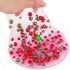 Green & Red Pearl Bead Slime, Good Stretchy & Non-Sticky Crunchy Slime, Slimes Party Favors for Kids, Slimes Sensory