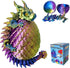 AFUDO 3D Printed Dragon Eggs with Dragon Inside, Large Articulated Dragons Toys with