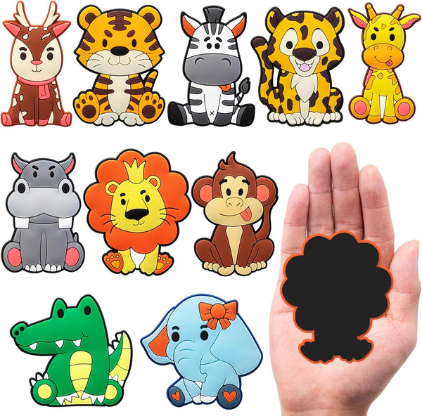 Animal Fridge Magnets for Toddlers, Educational Refrigerator Magnets for Kids, Cute Cartoon Animals Gift for Fridge