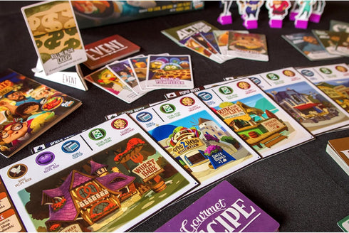 Gap Closer Games | Rival Restaurants: Back for Seconds Expansion | Strategy Board Game for 2 to 6 Players