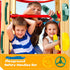 8 Pcs Playground Accessories for Swingset, Steering Wheel, Safety Handles, Plastic Phone Toy for Kids Outdoor Playset