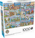 Buffalo Games - Carrie Wagner - National Parks Collage - 1000 Piece Jigsaw Puzzle for Adults, Perfect for Game Nights