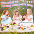 Wooden Tea Set for Little Girls, Birthday Gift for 2-4 Year Old, Play Food Sets for Kids Kitchen Accessories