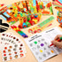 Set Craft24Set BenLouis Fall Party Favors for Kids Thanksgiving Day Classroom Gifts Prize Coloring Books Bulk