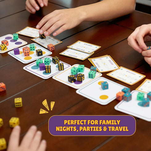 Rolls2Riches 2 Summer Award-Winning Board Game for Families Rolls Riches | Fast-Paced Dice, Card & Strategy Game