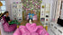 Eledoll Dollhouse Furniture Wood 2x5 Grid Shelf for Collectible Miniatures 1:6 Scale, 11.5 inch Fashion Doll Wardrobe,