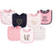 Hudson Baby Unisex Baby Cotton Bibs, Love, One Size